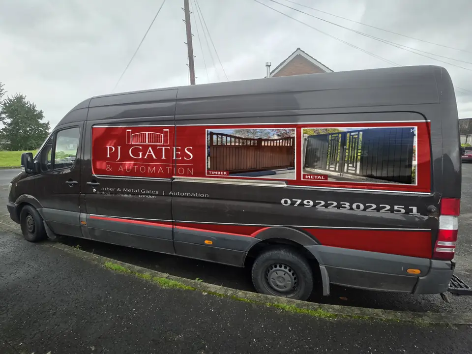 PJ Gates & Automation van livery design