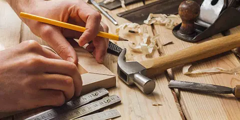 Gate being made in the workshop